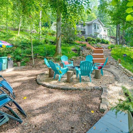 Creekside Hendersonville Haven Hot Tub And Fire Pit Bagian luar foto