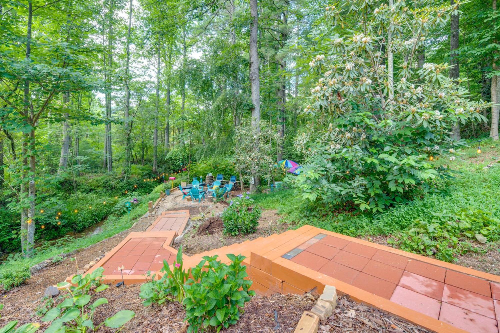 Creekside Hendersonville Haven Hot Tub And Fire Pit Bagian luar foto